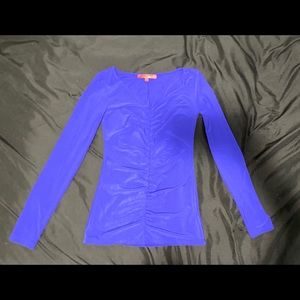 Narciso Rodriguez Ruched V-Neck Top